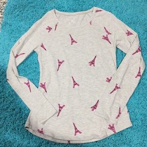 Justice Eiffel Tower t shirt